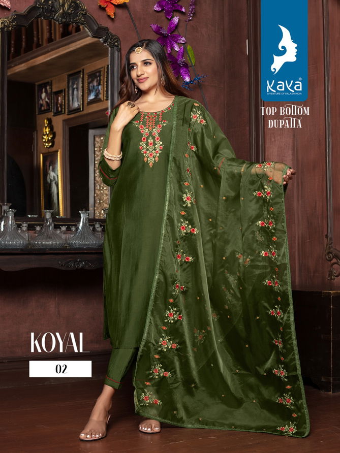 Kaya Koyal Silk Readymade Suits Catalog
